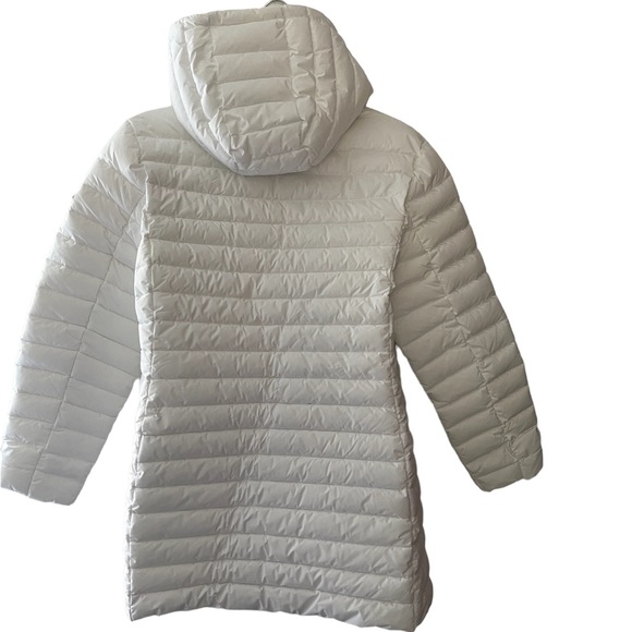 BCBG Zip Front Puffer White Waterproof Feather Free Eco Friendly Jacket - XL - Picture 4 of 8